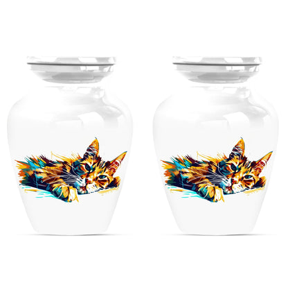 cat urn for burial ashes