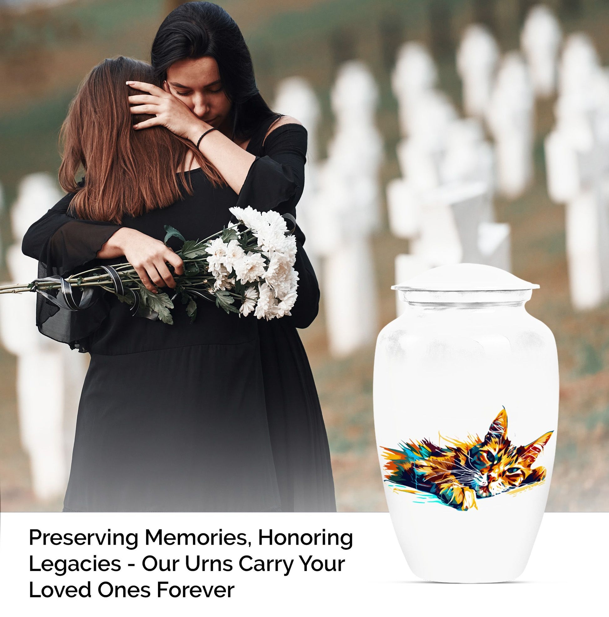 cat urn for burial ashes