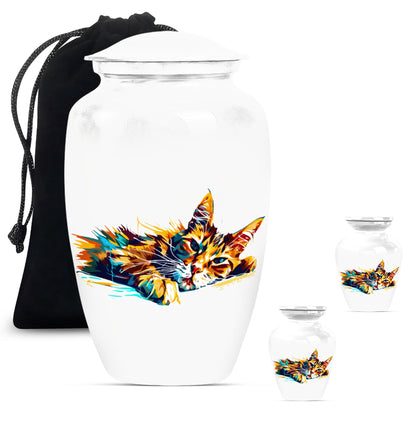 cat urn for burial ashes