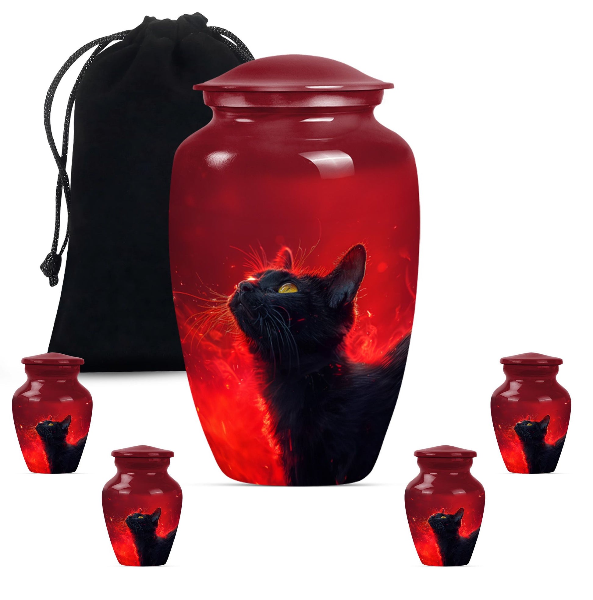 cat urn for human ashes