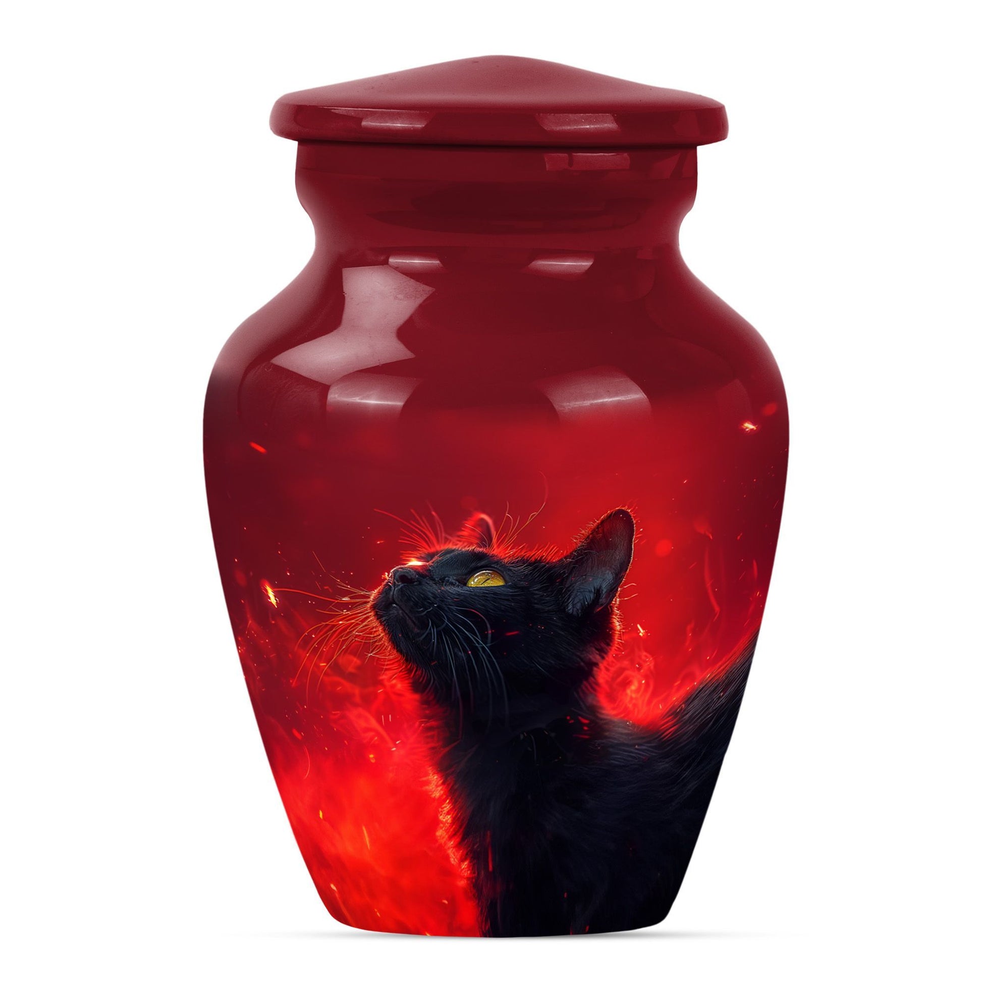 cat urn for human ashes