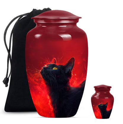 cat urn for human ashes