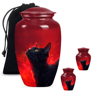 Large Urn with 2 Mini Urn