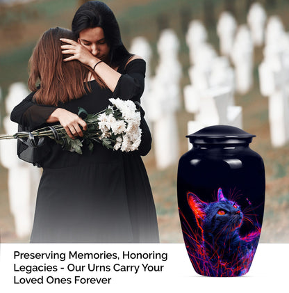 Cat Cremation Urn for Human Ashes.