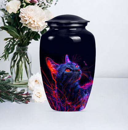 Cat Cremation Urn for Human Ashes.