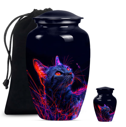 Cat Cremation Urn for Human Ashes.