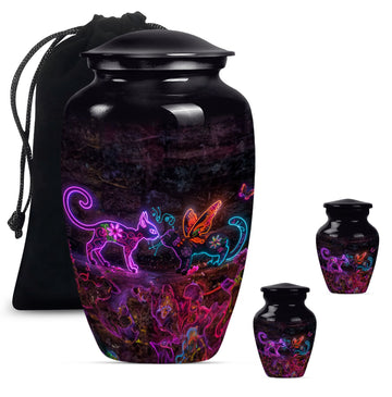 Large Urn with 2 Mini Urn