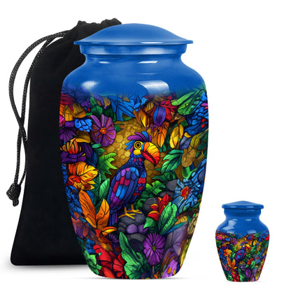Puffin Bird Urn for adult male