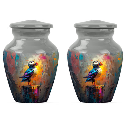 10-inch Puffin Bird urn
