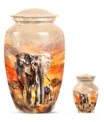 Elephant Family Urns For Human Ashes Adult Funeral, Ashes Urn
