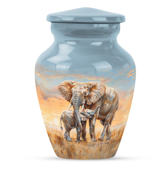 Majestic Elephant Memorial Urn – Elegant Cremation Keepsake for Ashes