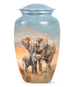 Elephant Family Cremation Urns For Men Funeral, Ashes Cremation Urn
