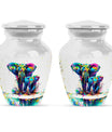 Elephant Family Burial Urn For Adult Ashes Large Funeral, Ashes Urn