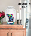 Classic 10-inch elephant family urn