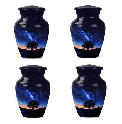 Personalized Galaxy Cremation Urn for Human Ashes - 10-inch, 200 cu in - Yatskia