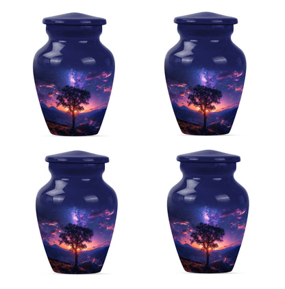 Personalized Galaxy Cremation Urn for Women - 10-inch, 200 cu in - Yatskia
