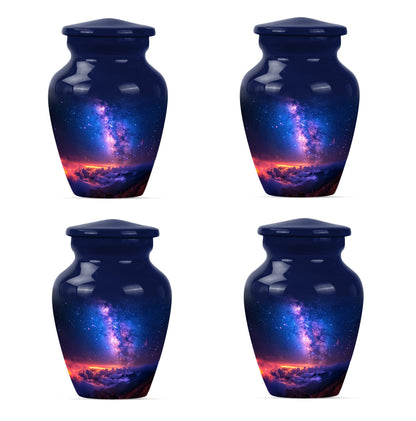 Personalized Galaxy Cremation Urn for Human Ashes - 10-inch, 200 cu in - Yatskia