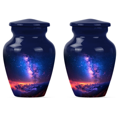 Classic 10-inch milkyway urn.