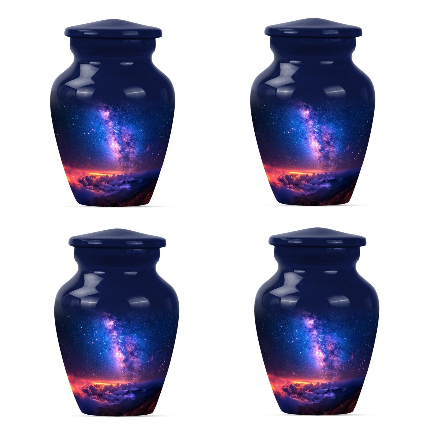 Classic 10-inch milkyway urn.