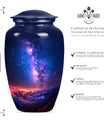 Classic 10-inch milkyway urn.
