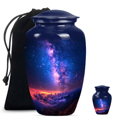 Classic 10-inch milkyway urn.