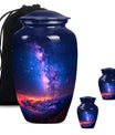 Classic 10-inch milkyway urn.