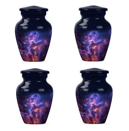 Personalized Galaxy Cremation Urn for Human Ashes - 10-inch, 200 cu in - Yatskia