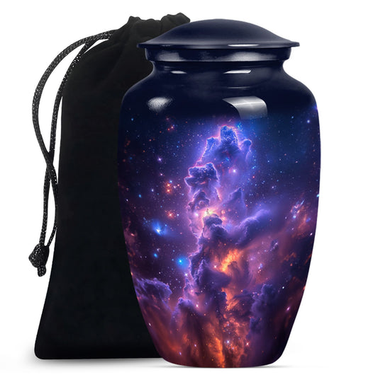 10-inch milkyway urn for adult ashes.
