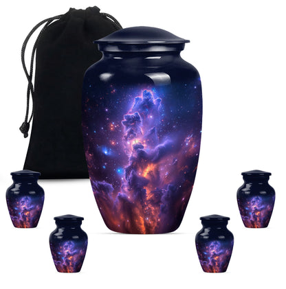 10-inch milkyway urn for adult ashes.