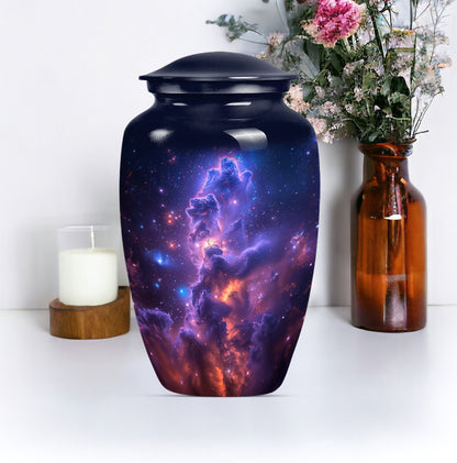 10-inch milkyway urn for adult ashes.