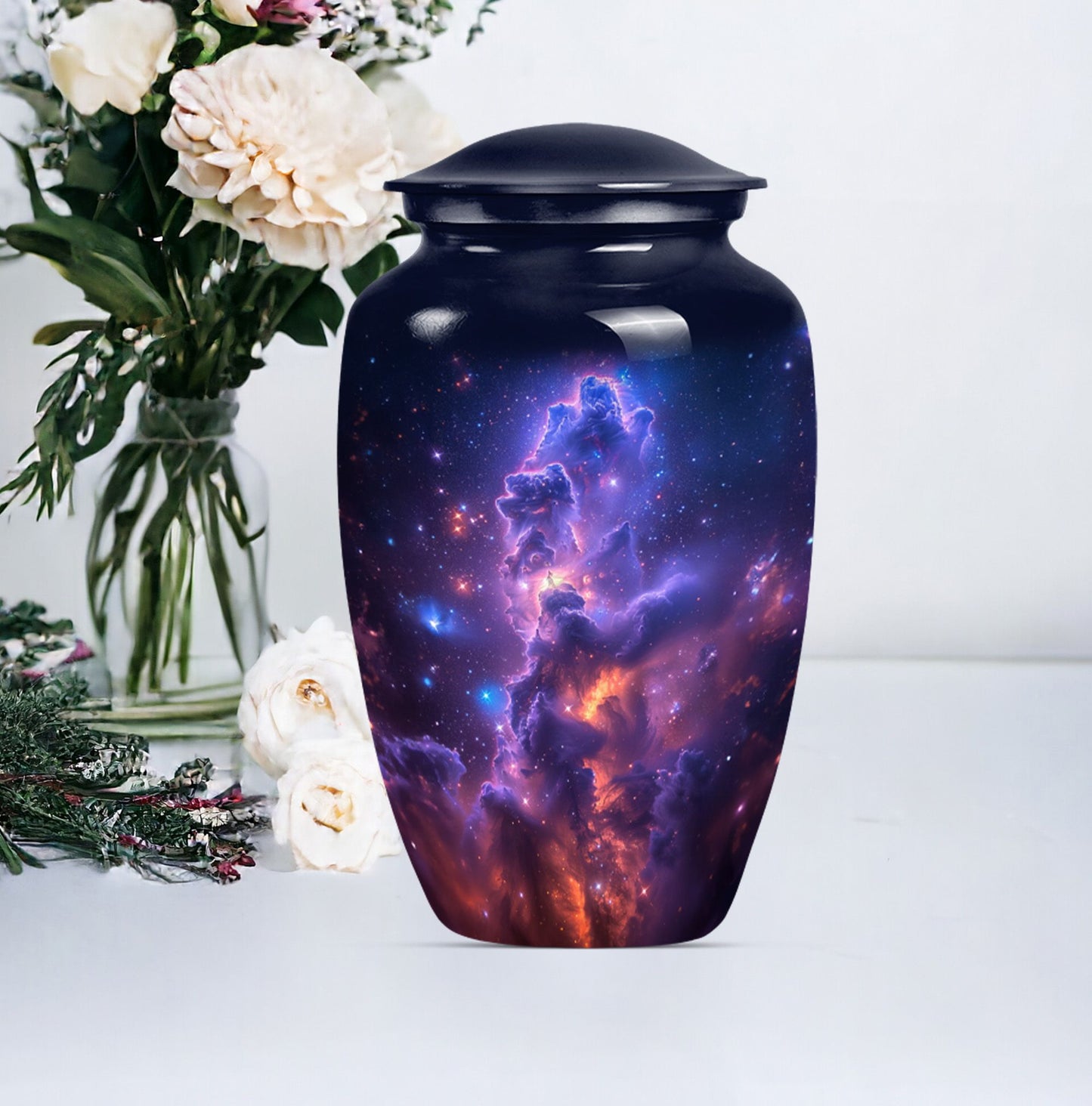 10-inch milkyway urn for adult ashes.