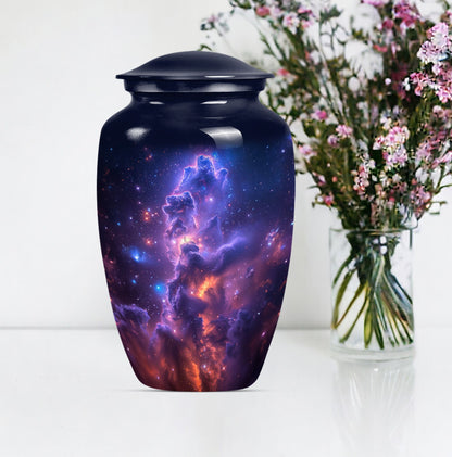 10-inch milkyway urn for adult ashes.