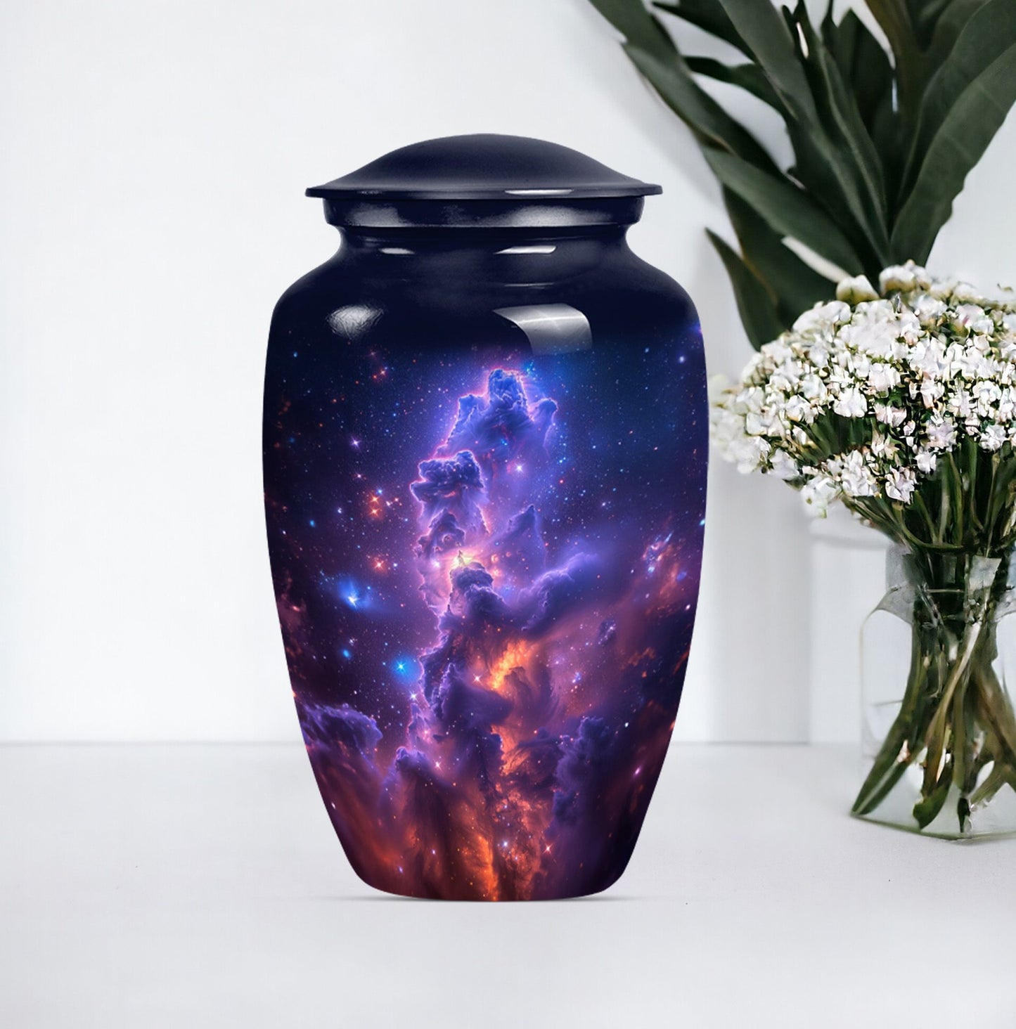 10-inch milkyway urn for adult ashes.