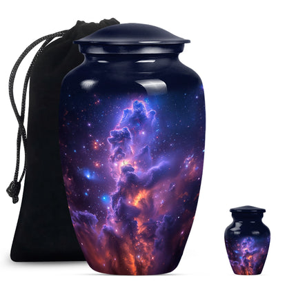 10-inch milkyway urn for adult ashes.