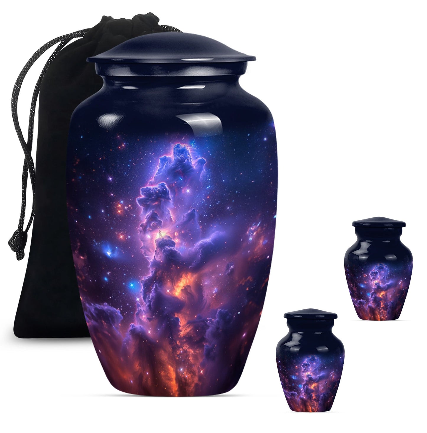 10-inch milkyway urn for adult ashes.