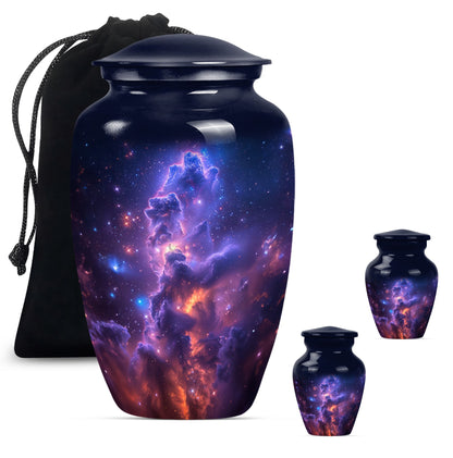 10-inch milkyway urn for adult ashes.