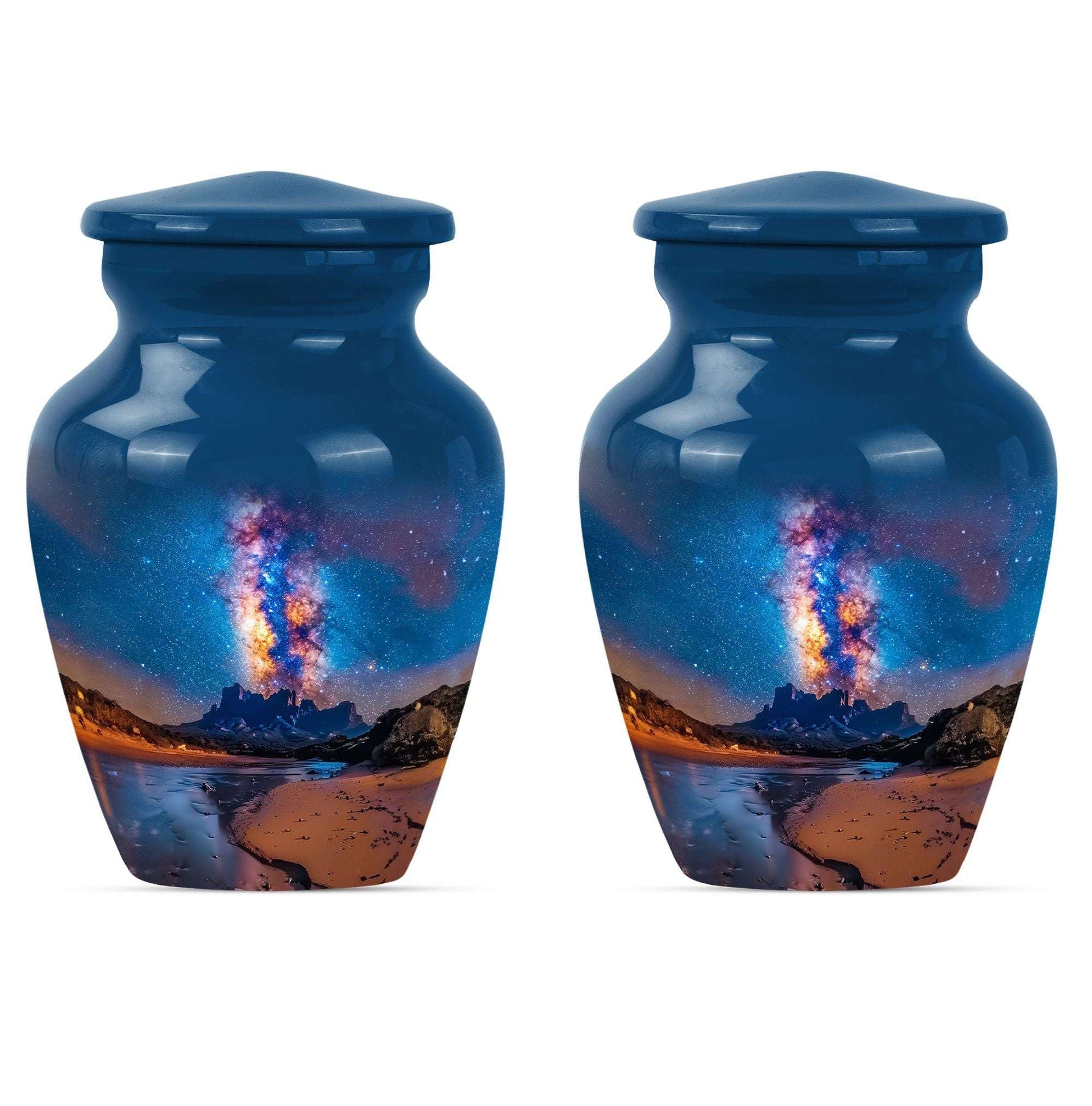 Milkyway Small & Large Urns For Ashes - Galaxy Cremation Urns