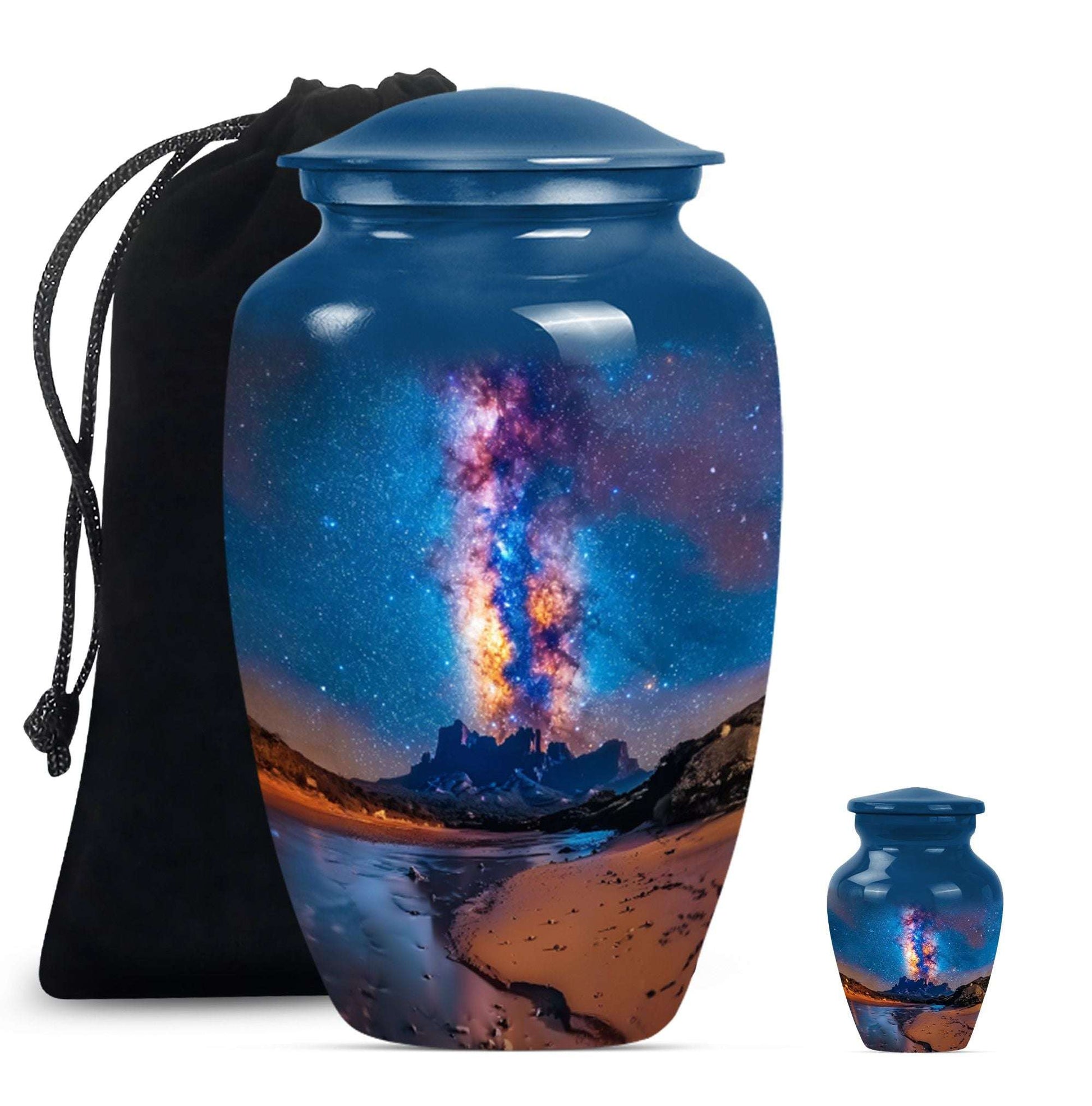 Milkyway Small & Large Urns For Ashes - Galaxy Cremation Urns