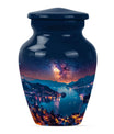 Milkyway Adult Urn Large Funeral Urn - Galaxy Decorative Urns For Ashes