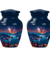 Milkyway Adult Urn Large Funeral Urn - Galaxy Decorative Urns For Ashes
