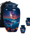 Milkyway Adult Urn Large Funeral Urn - Galaxy Decorative Urns For Ashes