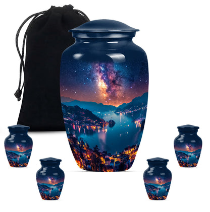Milkyway cremation urn for women.