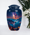 Milkyway cremation urn for women.