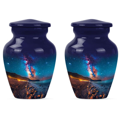 Milkyway Urns For Adults - Galaxy Cremation Urns For Male & Female