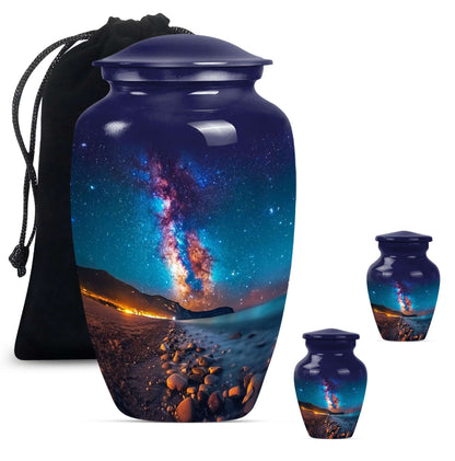 Milkyway Urns For Adults - Galaxy Cremation Urns For Male & Female
