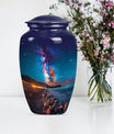 10-inch Classic milkyway urn, large funeral urn for human ashes adult.
