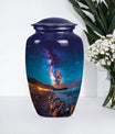 10-inch Classic milkyway urn, large funeral urn for human ashes adult.
