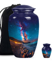 10-inch Classic milkyway urn, large funeral urn for human ashes adult.