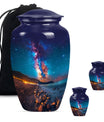 10-inch Classic milkyway urn, large funeral urn for human ashes adult.