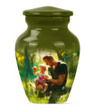 Father & Kids Large & Small Cremation Urns For Human Ashes